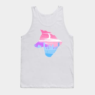 Catgender pride wolf Tank Top